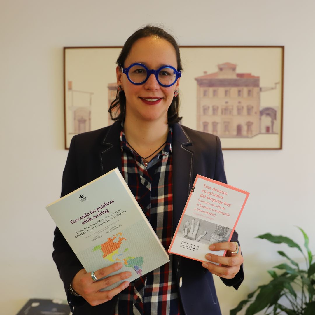 Andrea Torres Perdigón, Directora del Departamento de Estudios del Lenguaje, lanzó dos libros en la FILBO 2024. #Profesores FCyL